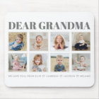 Modern Personalized Grandma We Love You 8-Photo