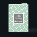 Modern Personalized Happy Birthday Grandpa Card<br><div class="desc">Abstract simple Modern Personalized Happy Birthday Grandpa Card.</div>