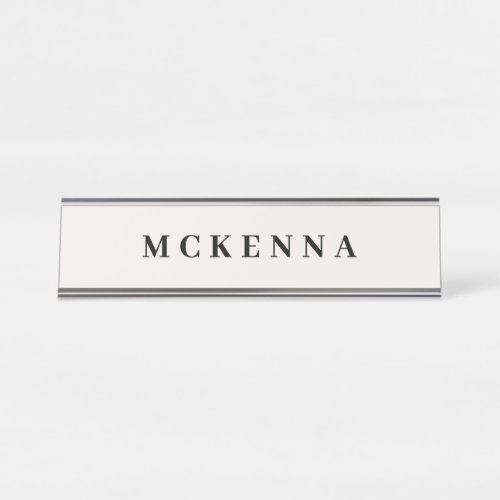 Modern Personalized Home Office Business Desk Name Plate