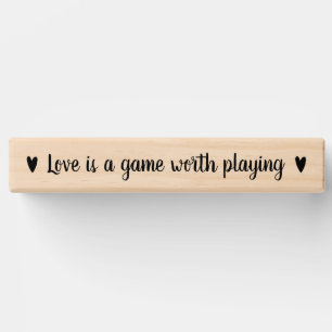 Modern Personalized Jenga Wedding Guest Book