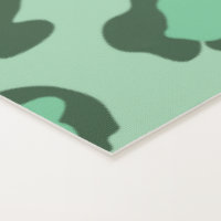 Leopard Print, Zebra Print, Green, Monogram Yoga Mat
