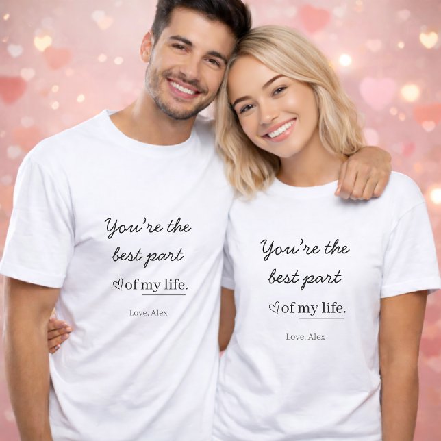 Modern Personalized Love Quote T-Shirt (Creator Uploaded)