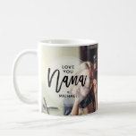 Modern Personalized Love You Nana Photo Coffee Mug<br><div class="desc">Add a photo from Instagram,  your computer or your phone,  and your name/s to this simple,  modern mug for grandmothers with the text,  "Love you nana". If you need any help customizing this,  please message me using the button below and I'll be happy to help.</div>