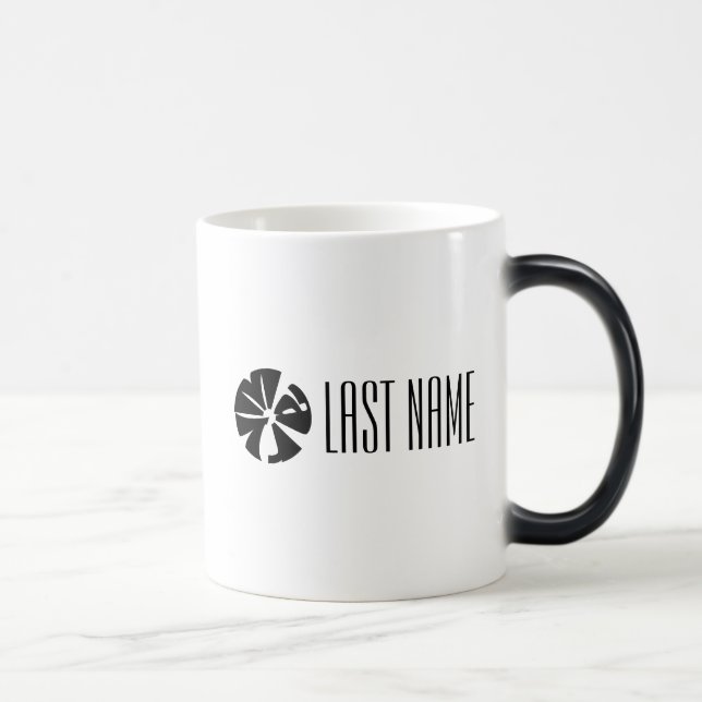 Modern Personalized "Mary" Name Sphere Mug  (Right)