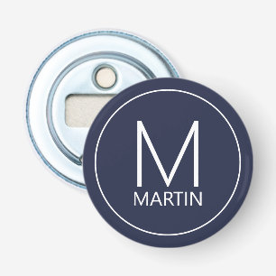 Modern Personalized Monogram and Name Bottle Opene Opener