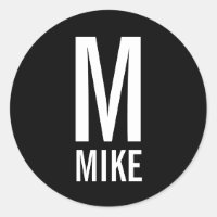 Modern Personalized Monogram and Name