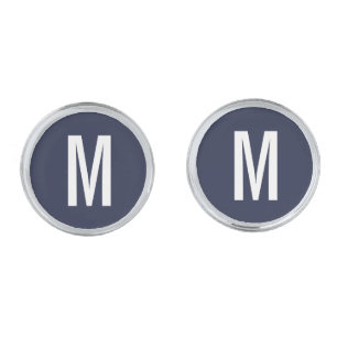 Modern Personalized Monogram and Name Cufflinks