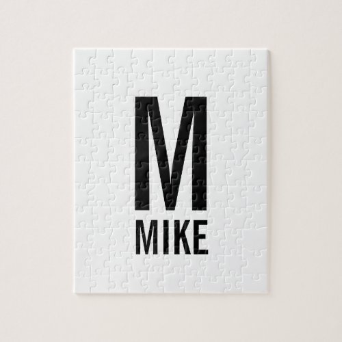 Modern Personalized Monogram and Name
