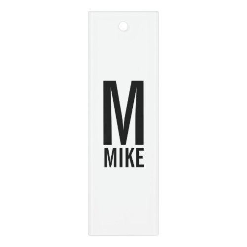 Modern Personalized Monogram and Name Ruler