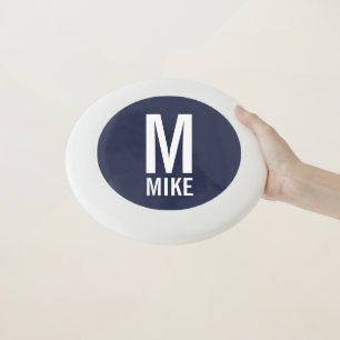 Modern Personalized Monogram and Name Wham-O Frisbee