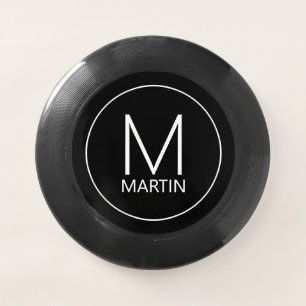 Modern Personalized Monogram and Name Wham-O Frisbee
