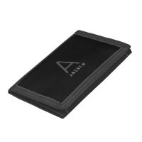 Modern Personalized Monogram Black Gray