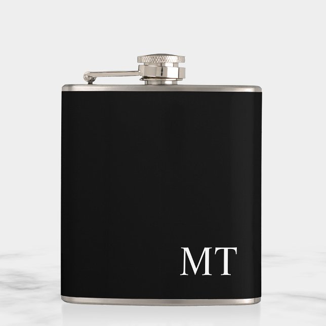 Modern Personalized Monogram Flask (Creator Uploaded)