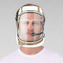 Modern Personalized Name Astronaut Space Helmet Face Shield