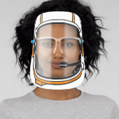 Modern Personalized Name Astronaut Space Helmet Face Shield (Insitu)