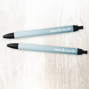 Modern Personalized Name Blue Gradient Pen