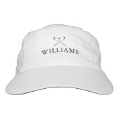 Modern Personalized Name Golf Clubs Hat (Front)