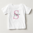 Modern Personalized Name Monogram Pink