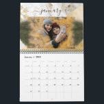 Modern Personalized Photo ,Christmas & new year Calendar<br><div class="desc">Elegant gold, white, rose gold marble glitter new year Calendars, invitations and postcards for Christmas and new year celebrations. gift it to your beloved one ……(1)>>> For further customization, please click the "customize further" link and use our design tool to modify this template. (2)>>> If you prefer Different types of...</div>