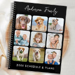 Modern Personalized Photo Collage Custom Calendar Planner<br><div class="desc">Custom photo collage calendar planner. Keep all your appointments and schedule handy with our fun photo planner that has 9 photos to personalize and name. This trendy photo collage planner is perfect for work schedule, kids school events, family appointments, and your favorite pets dog schedule. Design is on front and...</div>