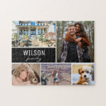 Modern Personalized Photo Collage Family Jigsaw Jigsaw Puzzle<br><div class="desc">Transform your cherished family memories into a unique and interactive experience with our Modern Personalized Photo Collage Family Jigsaw Puzzle on Zazzle. This customizable puzzle is an excellent way to bring your family together, offering both a fun activity and a beautiful keepsake. This puzzle allows you to create a modern...</div>