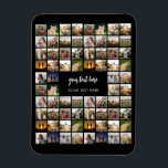 Modern Personalized Photo Collage Magnet<br><div class="desc">Create Your Own Modern Personalized Photo Collage Magnet</div>