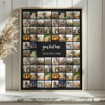 Modern Personalized Photo Collage Poster<br><div class="desc">Modern Personalized Photo Collage</div>