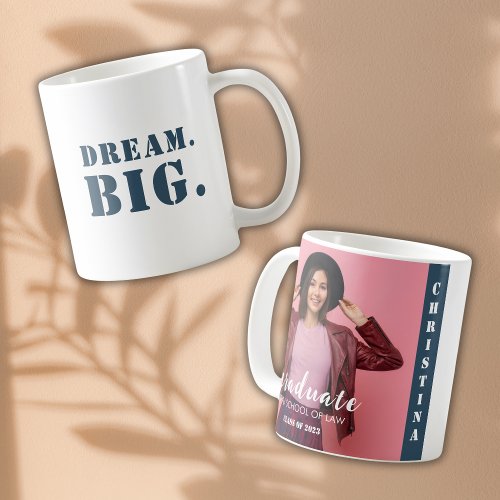 Modern Personalized Photo Script Graduate