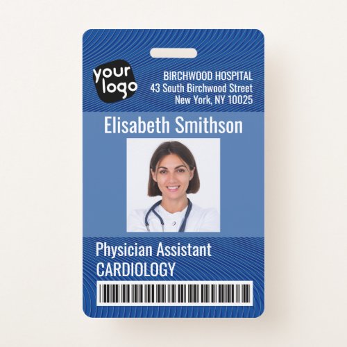 Modern Personalized Physician Assistant ID Card Badge