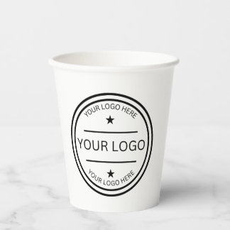Modern Personalized Plastic Party Promotional Paper Cups