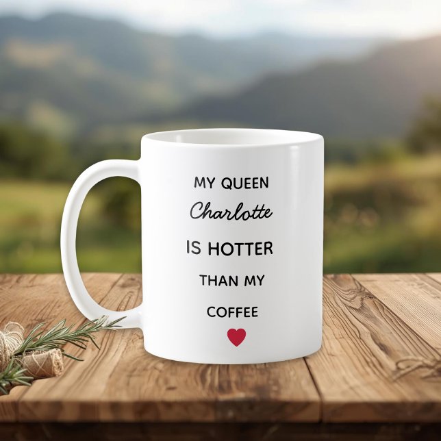 Modern Personalized Queen Coffee Mug (Creator Uploaded)