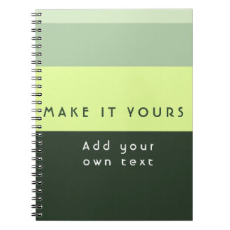 Modern Personalized Quote Print Notebook