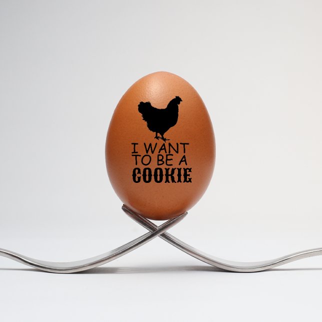 Modern Personalized Rustic Hen For Egg Lover Rubber Stamp (PERSONALIZED CHICKEN QUOTE FOR CHICKEN LOVERS)