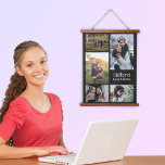 Modern Personalized Sisters 5 Photo Collage Wood  Hanging Tapestry<br><div class="desc">Keep the good memories close by, as a reminder of the amazing people in our lives. There is no better gift than family photo to memorialize those wonderful moments in life. Perfect as a birthday gift, back to school gift, new job gift, and Christmas gifts. If you have any questions...</div>