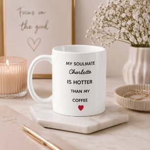Modern Personalized Soulmate Coffee Mug