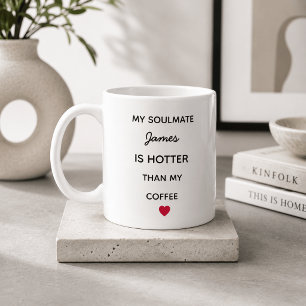 Modern Personalized Soulmate Coffee Mug