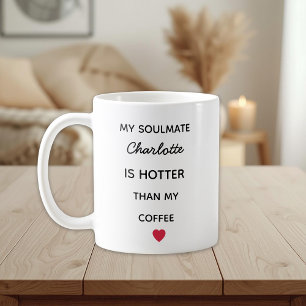 Modern Personalized Soulmate Coffee Mug