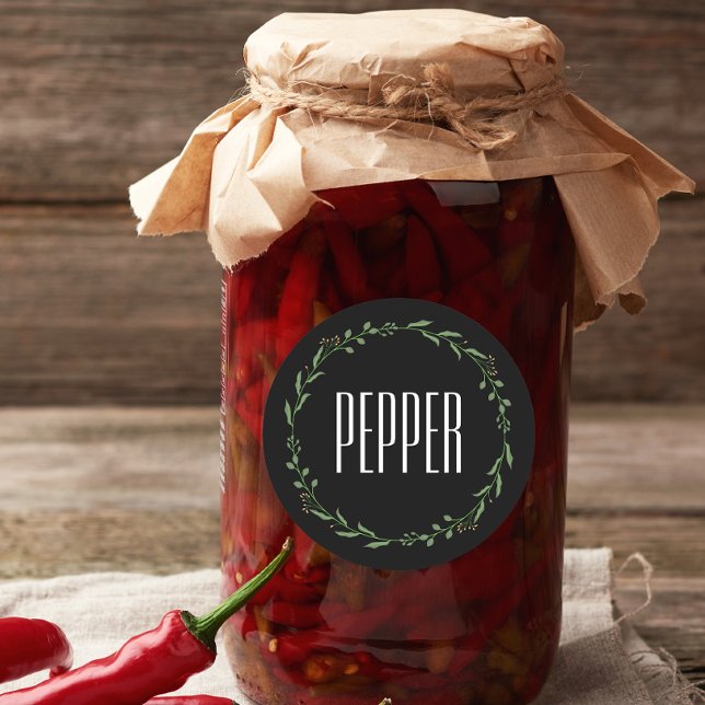 Modern Personalized Spice Jars Labels Name White  (spice labels name)