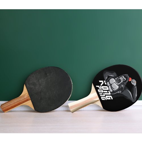 Modern Personalized Table Tennis Angry Gorilla Ping Pong Paddle