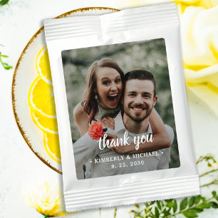 Modern Personalized Wedding Engagement Photo Margarita Drink Mix