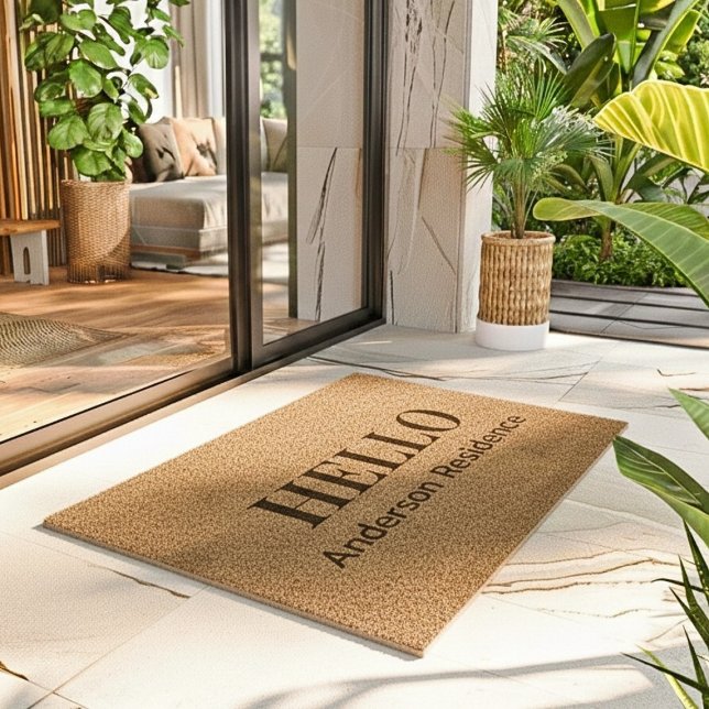 Modern Personalized Welcome Fibre Coir Mat (Modern Personalized Welcome Fibre Coir Mat)