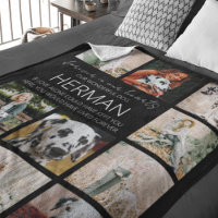 Modern Pet Memorial Photo Collage