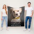 Modern Pet Photo Script Memorial Best Dog Ever