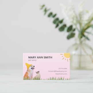Modern Pet Professional Business Cards