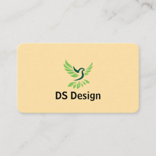 Modern Phoenix Logo Business Card