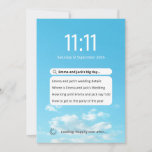 Modern Phone Screen search theme wedding Invitation