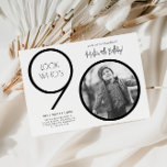 Modern Photo 90th Birthday Invitation<br><div class="desc">Celebrate your milestone 90th birthday with timeless style using this Look Who’s 90 invitation! Featuring a sleek, modern design this invitation is perfect for those who prefer simplicity with a touch of elegance. Fully customizable, you can easily add your party details to create a personal and sophisticated invite that sets...</div>