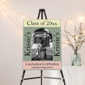Modern Photo Arch Graduation  Foam Board