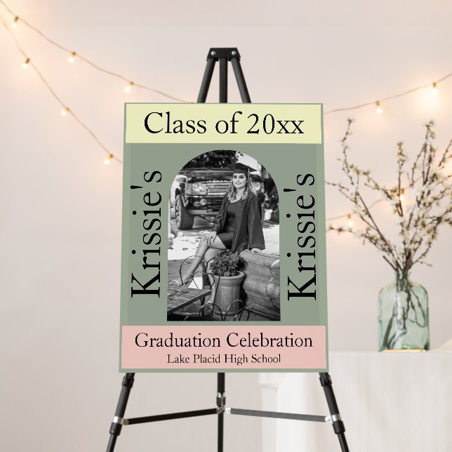 Modern Photo Arch Graduation  Foam Board (In Situ (Stand))