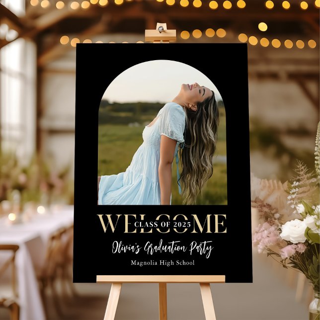 Modern Photo Arch Graduation Welcome Sign (Creator Uploaded)